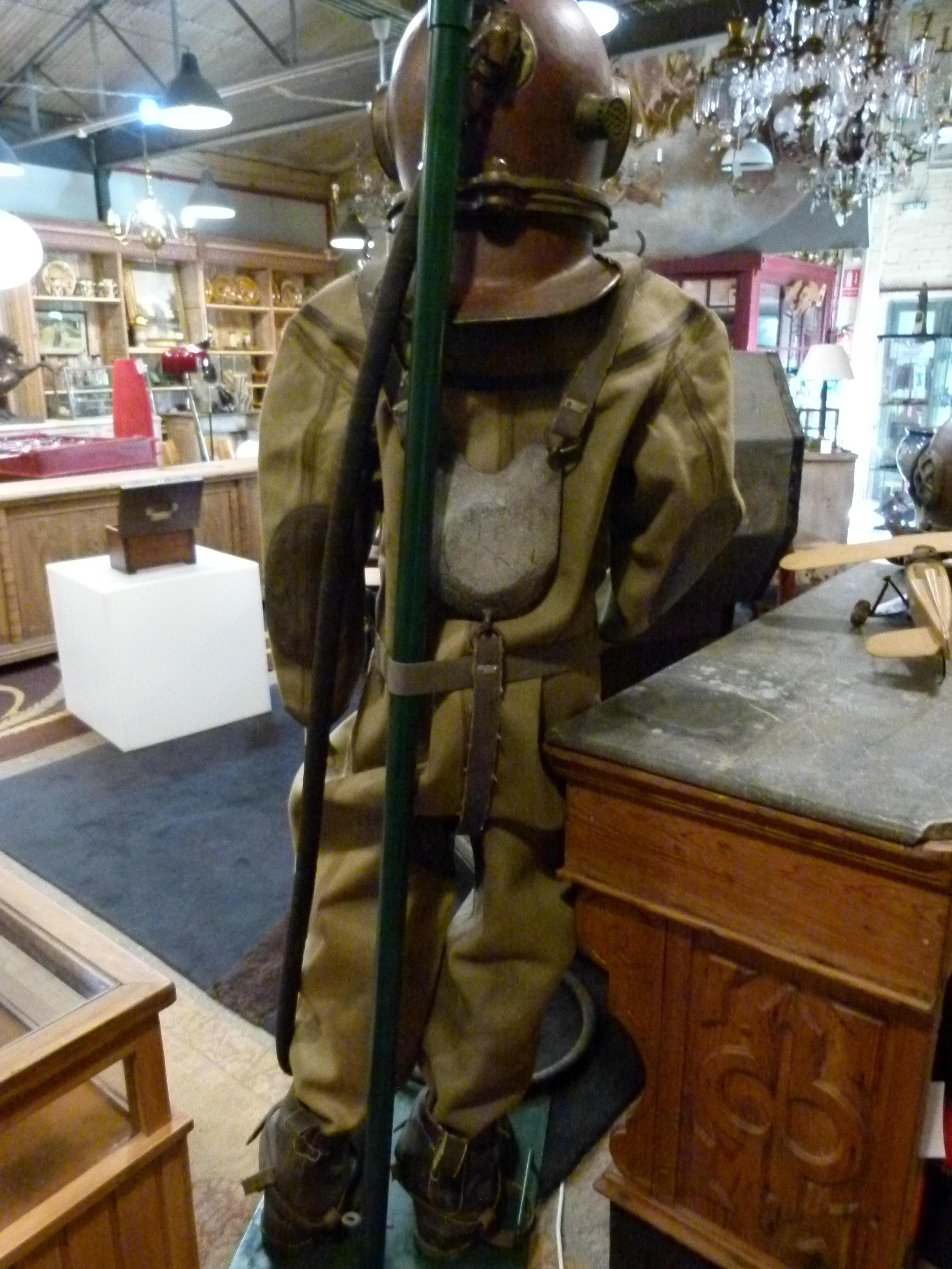 antique diving equipment