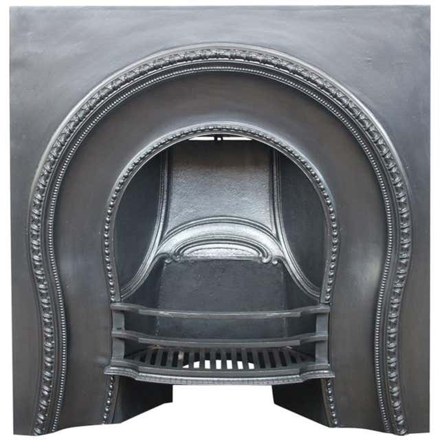 19th Century Victorian Arched Cast Iron Fireplace Surround For Sale at ...