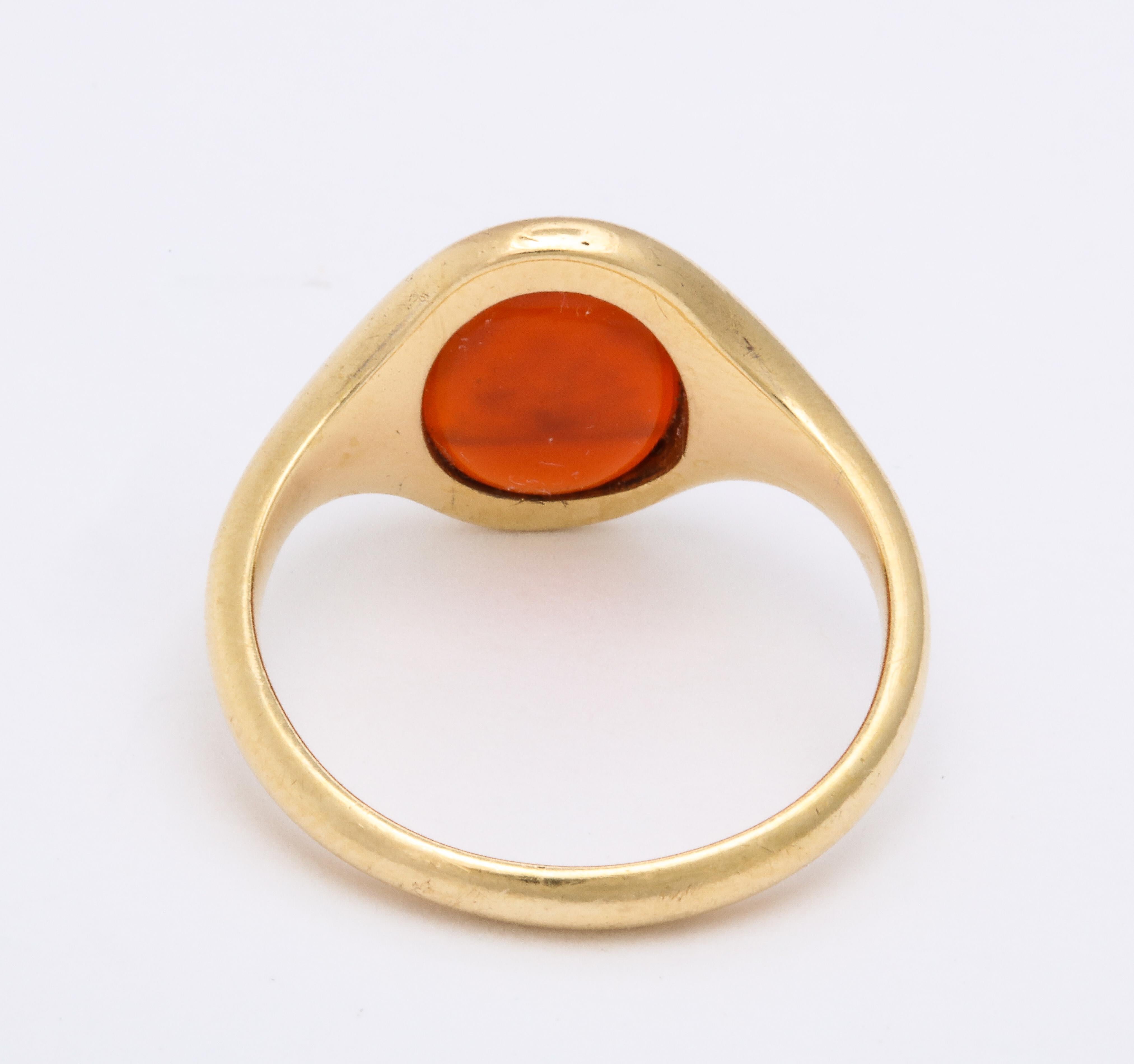 antique carnelian ring