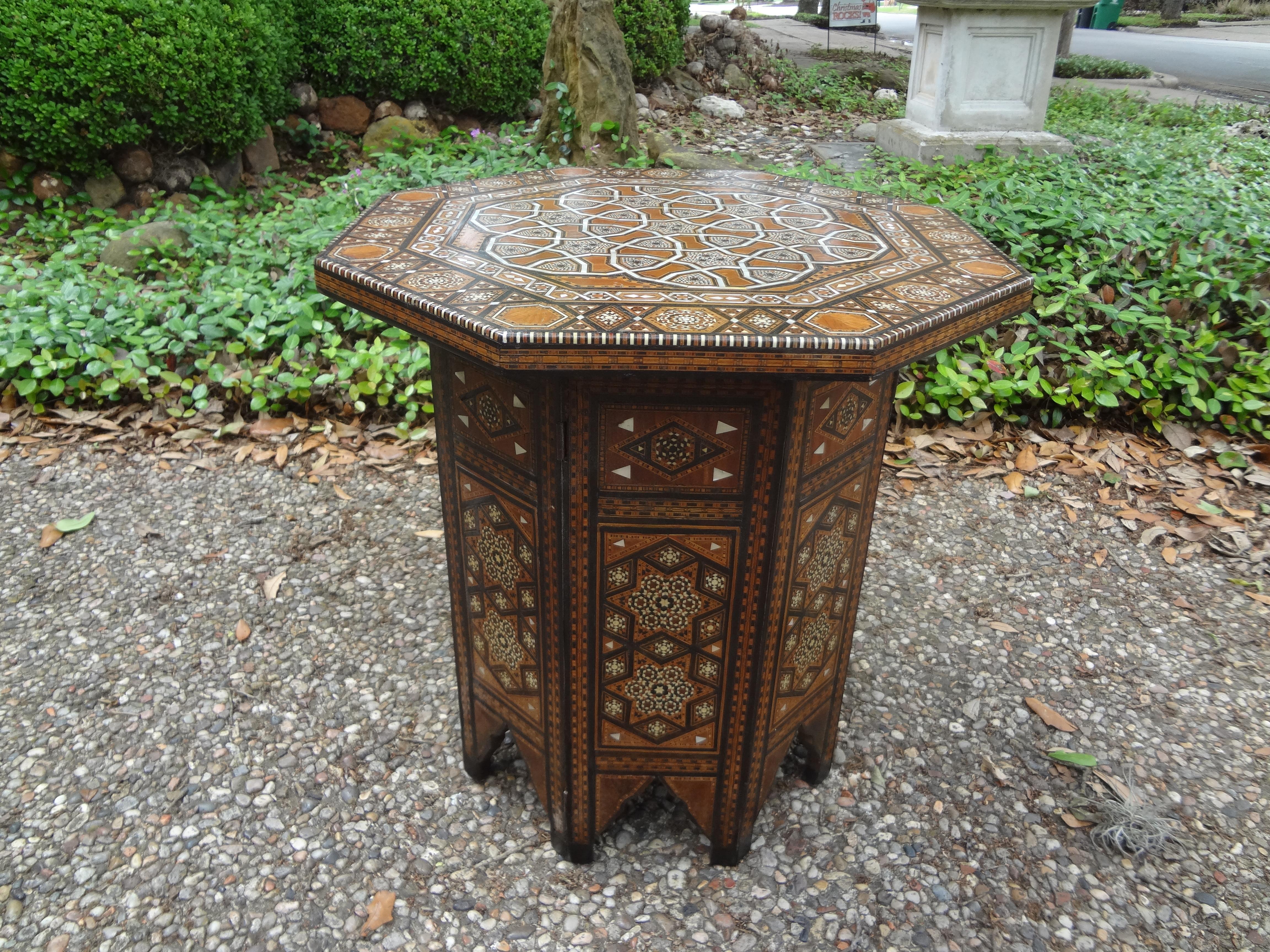 middle eastern side table