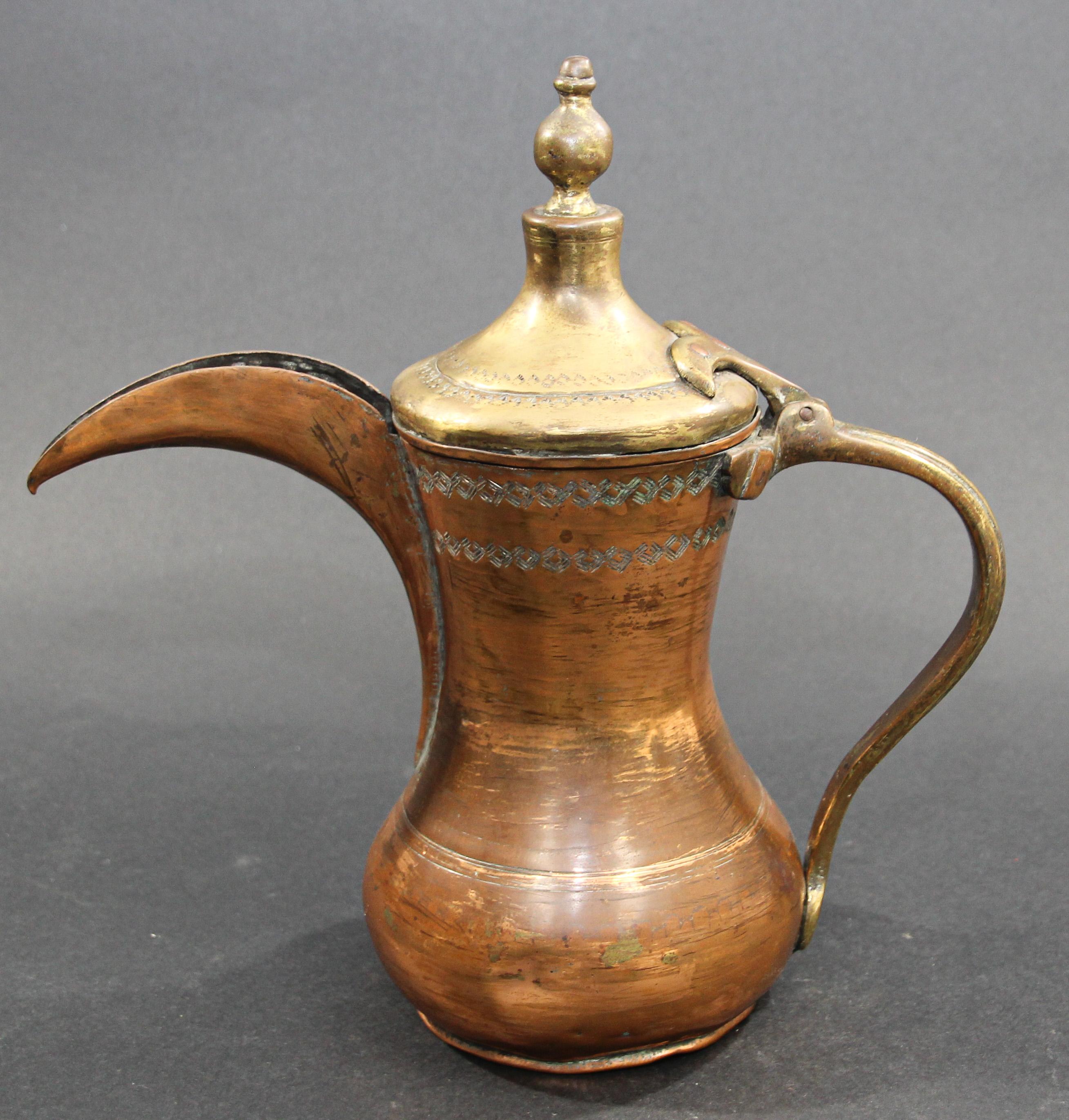 brass arabic coffee pot