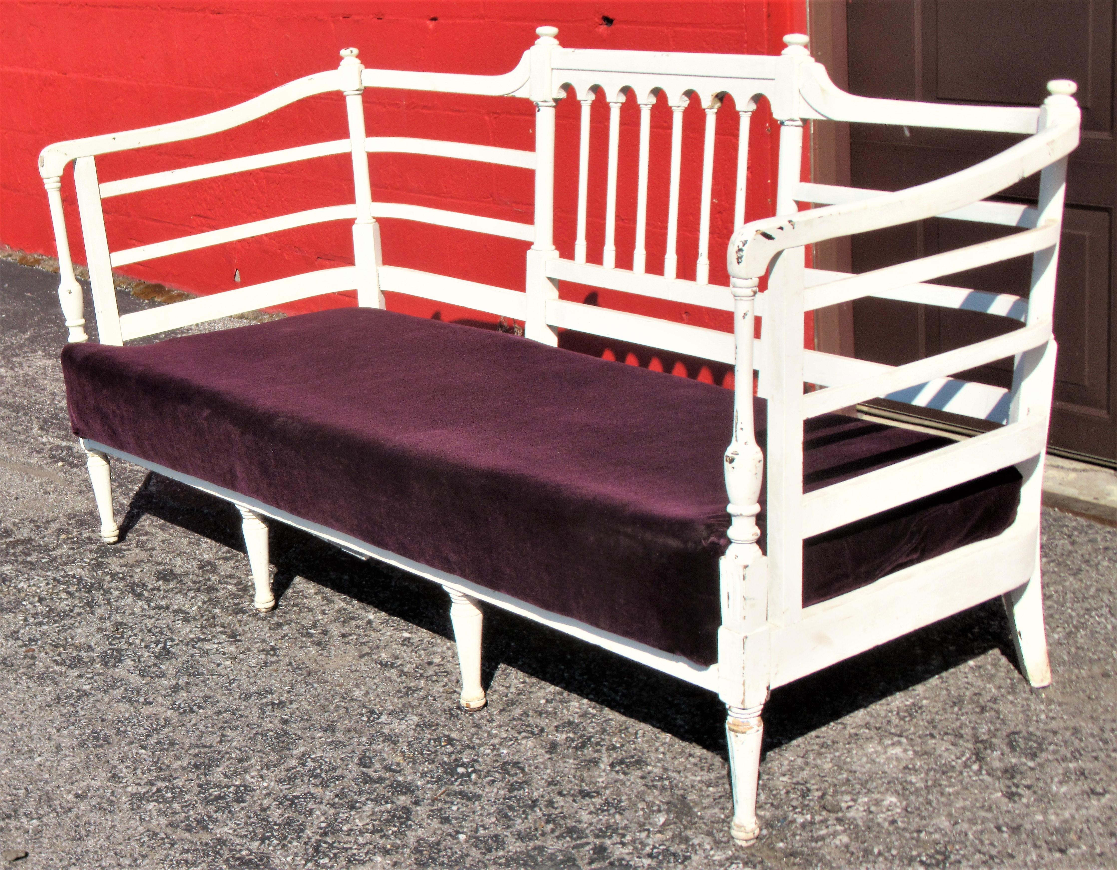 Antique Middle Eastern Style Settee 1