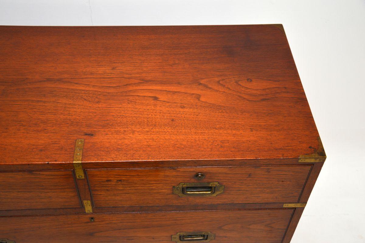 Commode de campagne militaire ancienne en vente 3