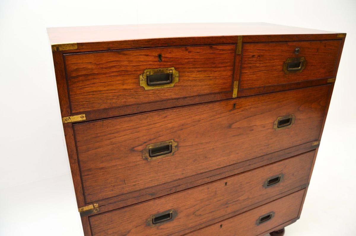 Commode de campagne militaire ancienne en vente 4