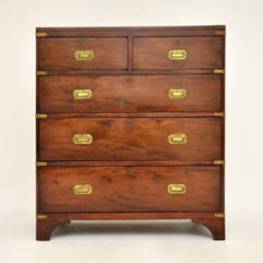 Antique Military Campaign Chest of Drawers