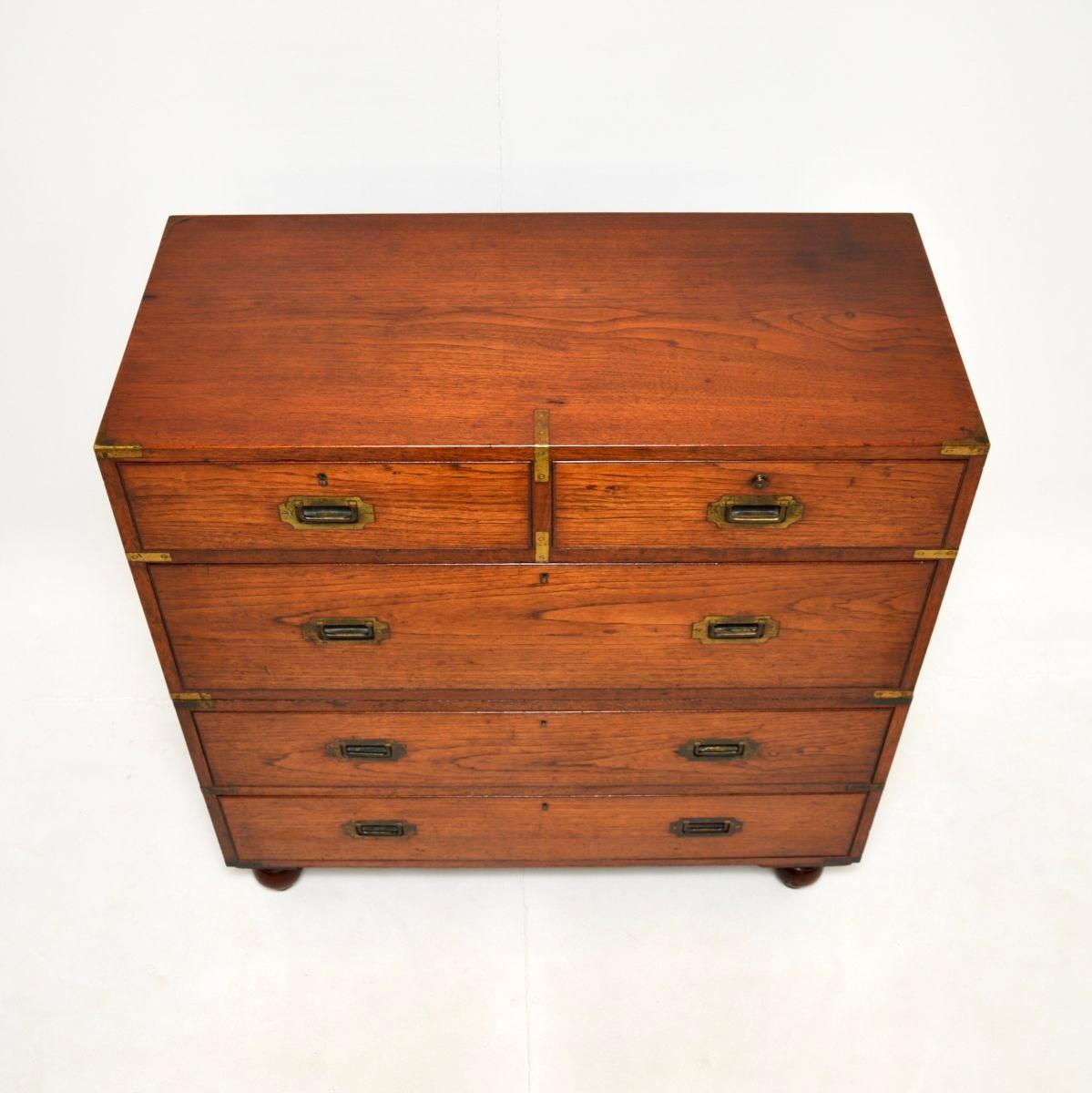 Commode de campagne militaire ancienne en vente 1