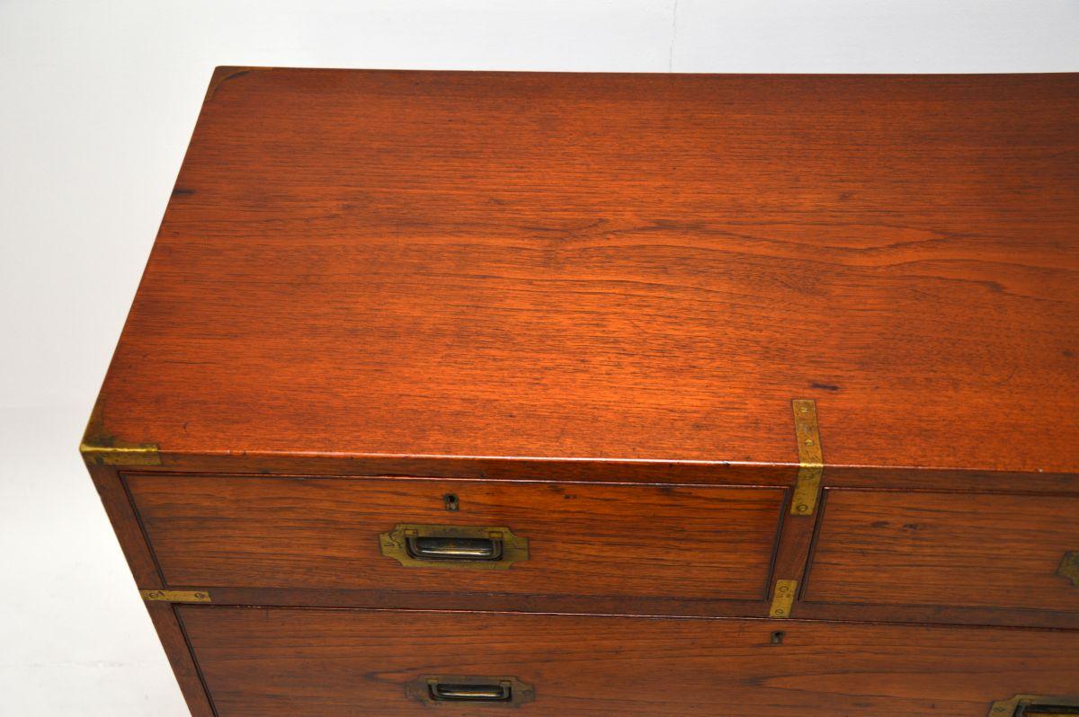 Commode de campagne militaire ancienne en vente 2