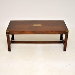 Antique Military Campaign Coffee Table