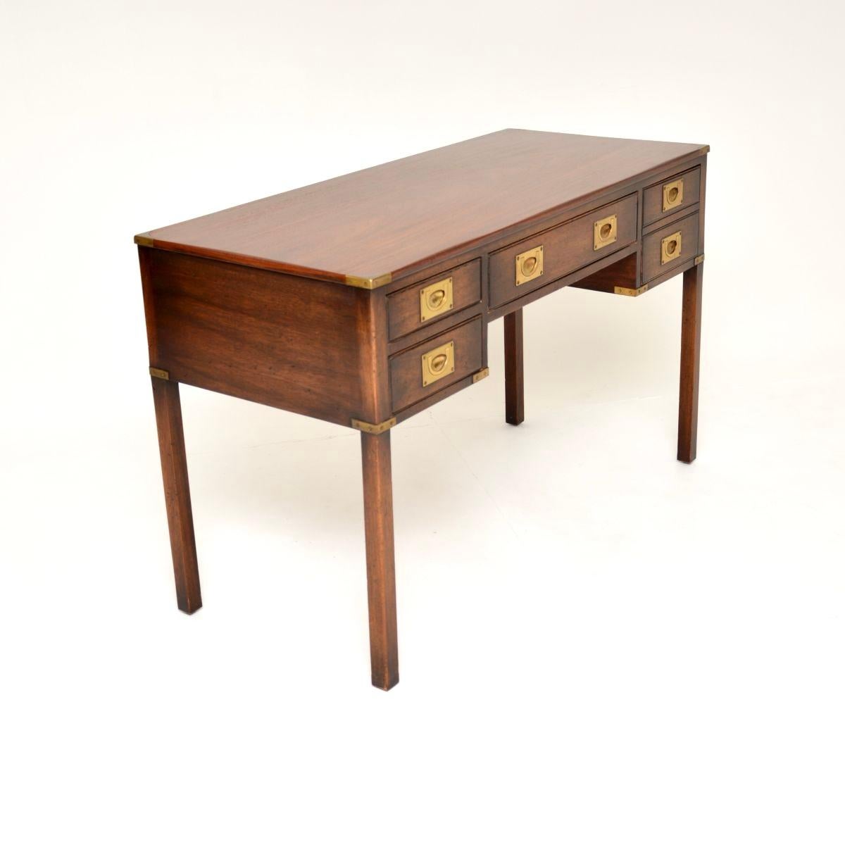Antique Military Campaign Desk / Writing Table In Good Condition For Sale In London, GB