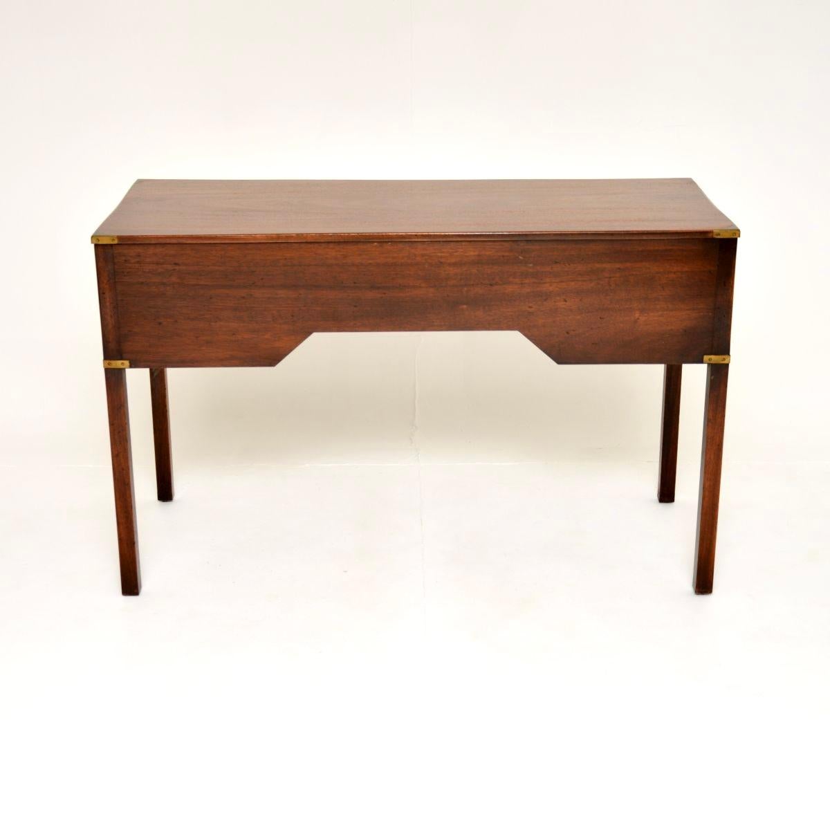 Antique Military Campaign Desk / Writing Table For Sale 1