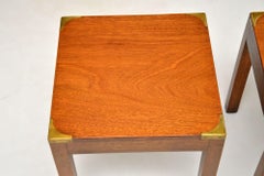 Antique Military Campaign Nesting Coffee / Side Table