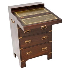 Antique Military Campaign Style Bureau Chest of Drawers