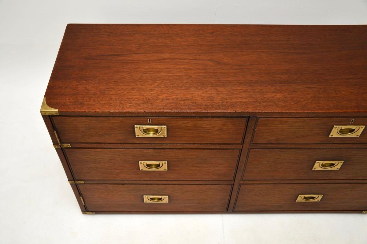 Brass Antique Military Campaign Style Cabinet