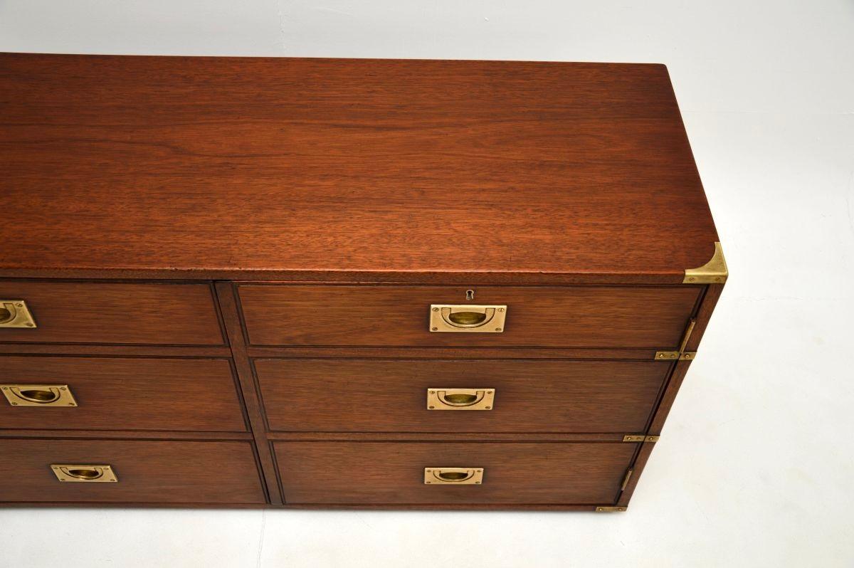 Antique Military Campaign Style Cabinet 1
