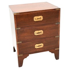 Antique Military Campaign Style Chest of Drawers