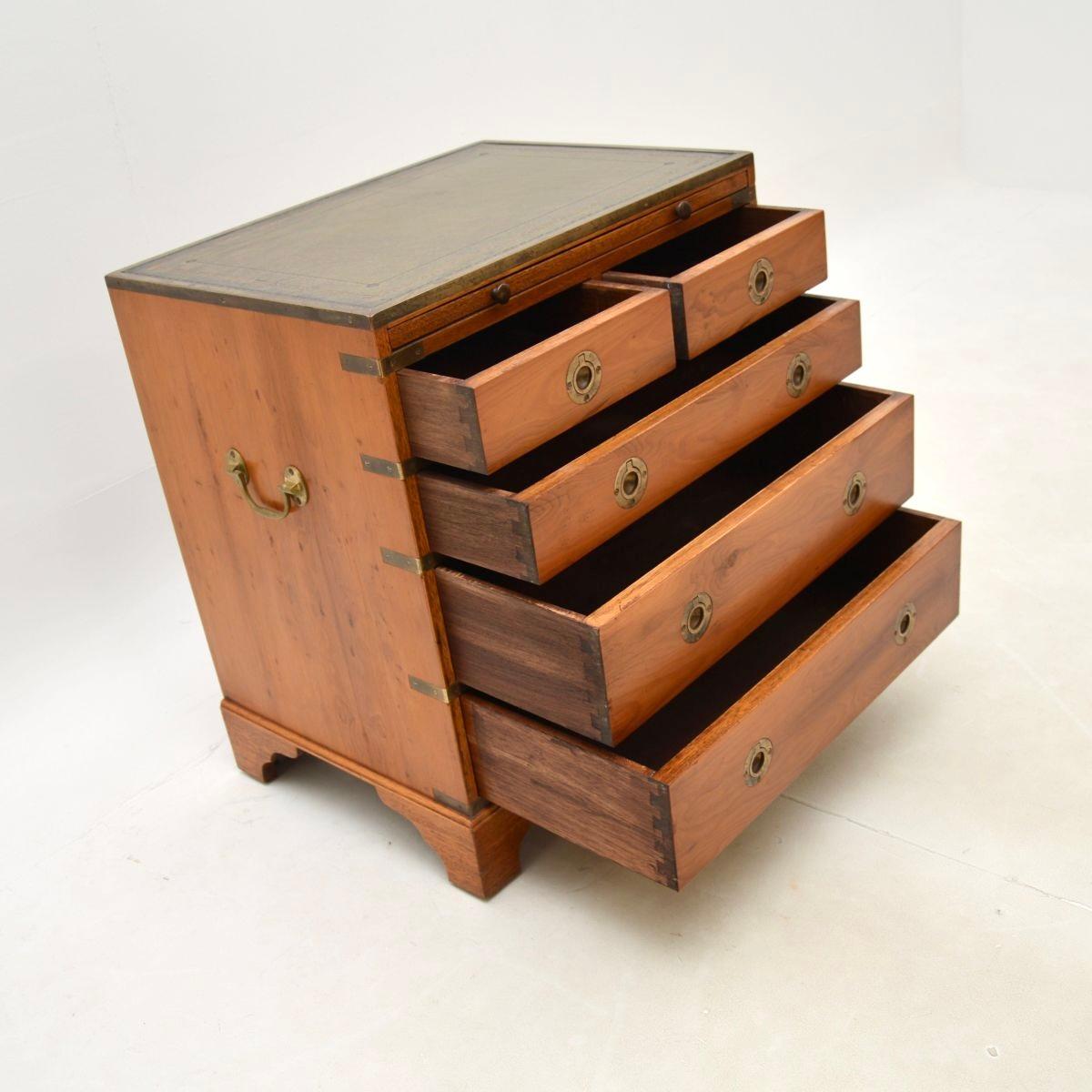 Antico cassettone in stile Campaigner militare in Wood In condizioni buone in vendita a London, GB