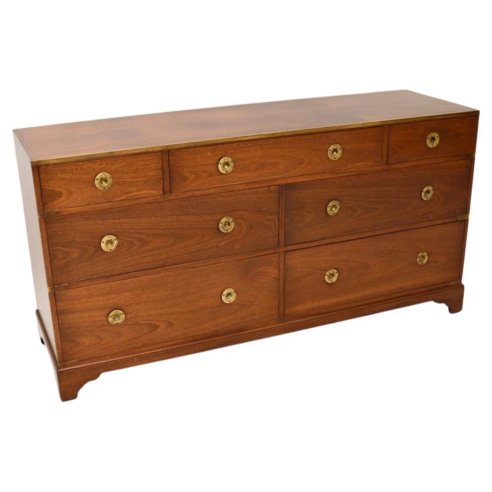 Antique Military Campaign Style Chest of Drawers / Sideboard