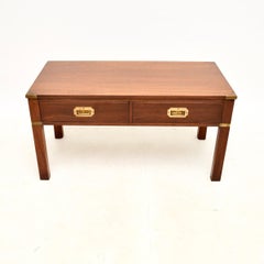 Antique Military Campaign Style Coffee Table