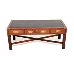 Antique Military Campaign Style Coffee Table