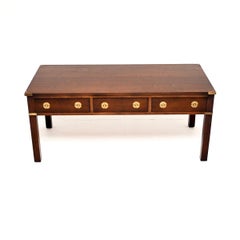 Antique Military Campaign Style Coffee Table