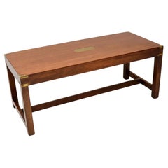 Antique Military Campaign Style Coffee Table