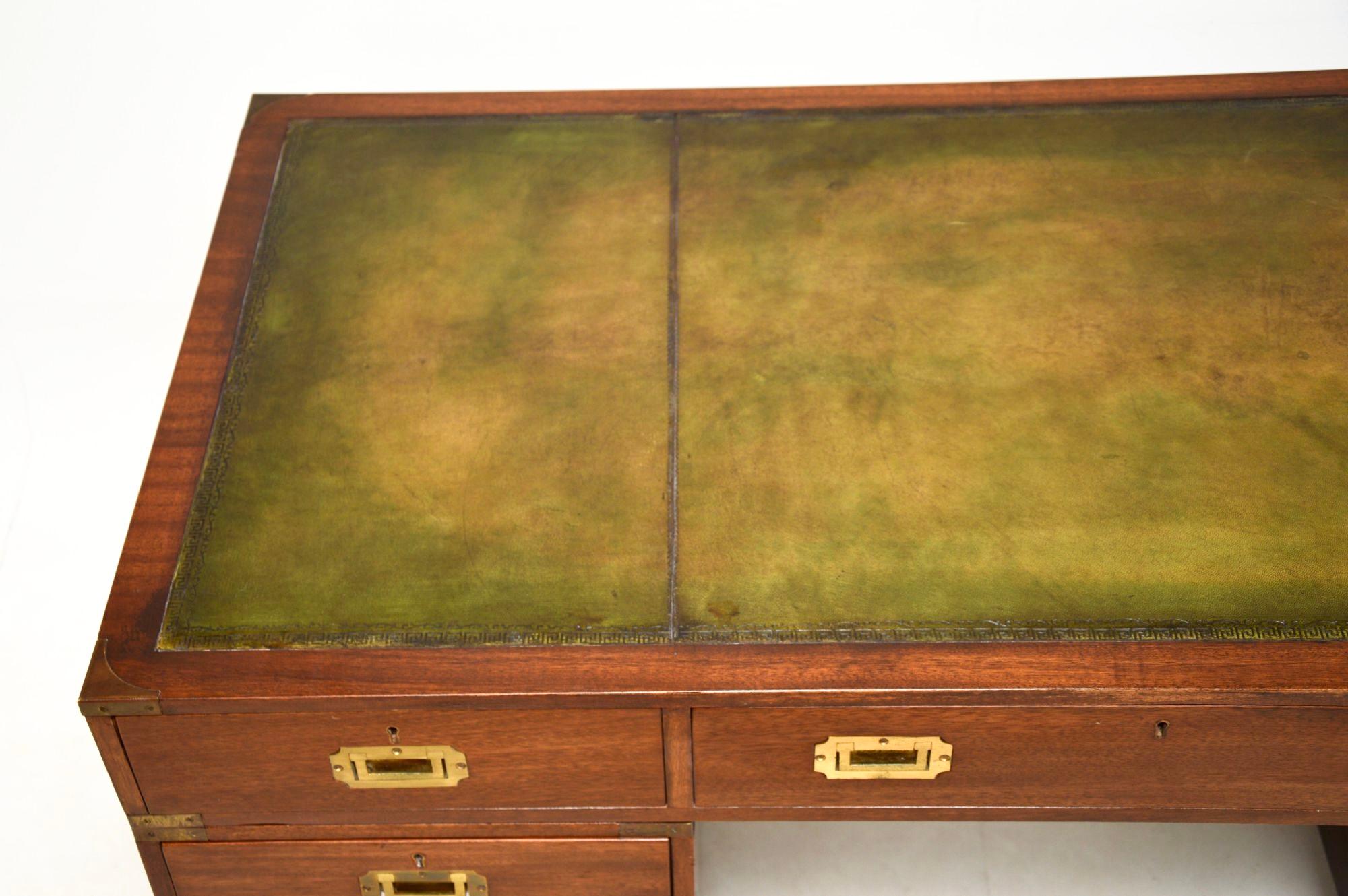 Antique Military Campaign Style Desk For Sale 2