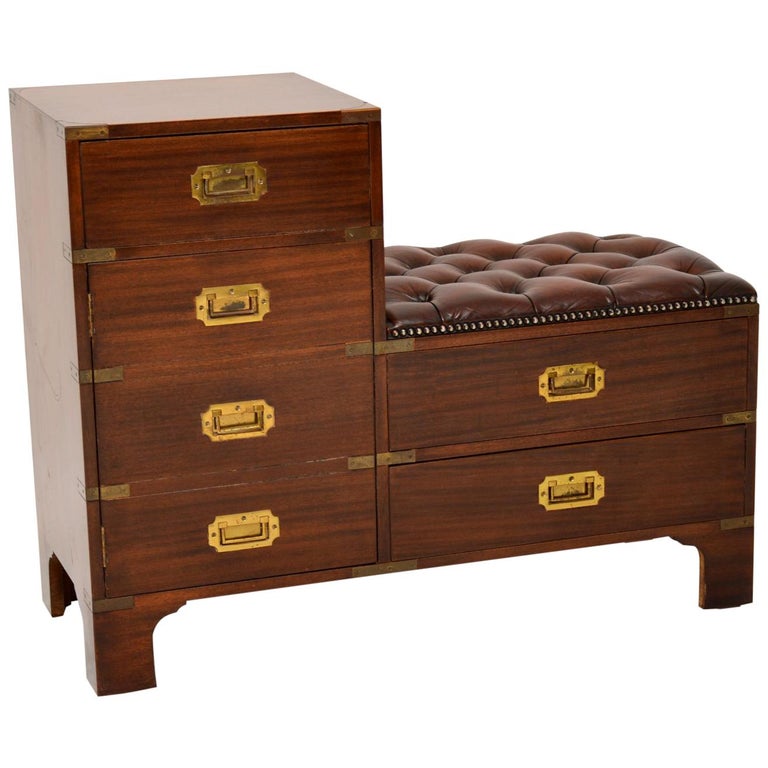 Campaign Benches 8 For Sale At 1stdibs