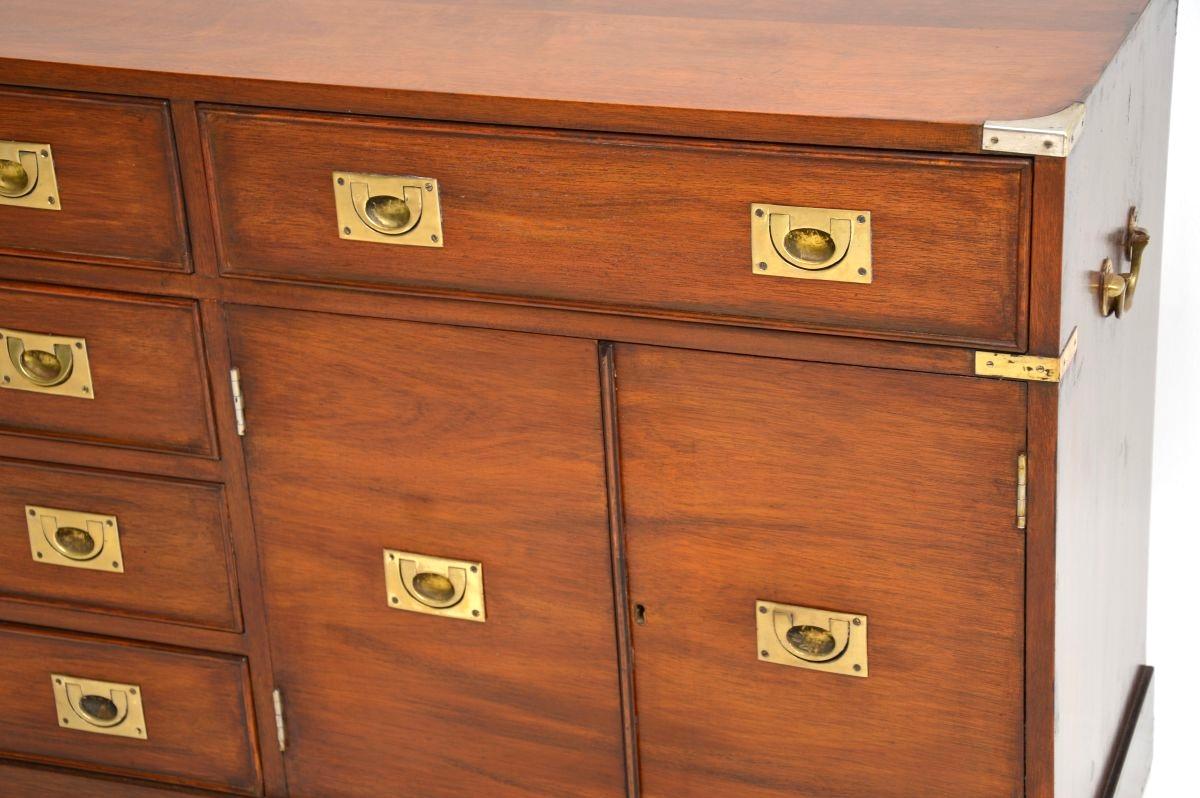 Aparador / Armario Antiguo Estilo Campaña Militar en venta 6