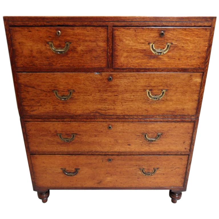 Antique Military Chest of Drawers For Sale