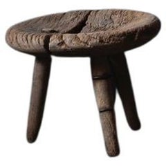 Antique Milking Stool from Hungary