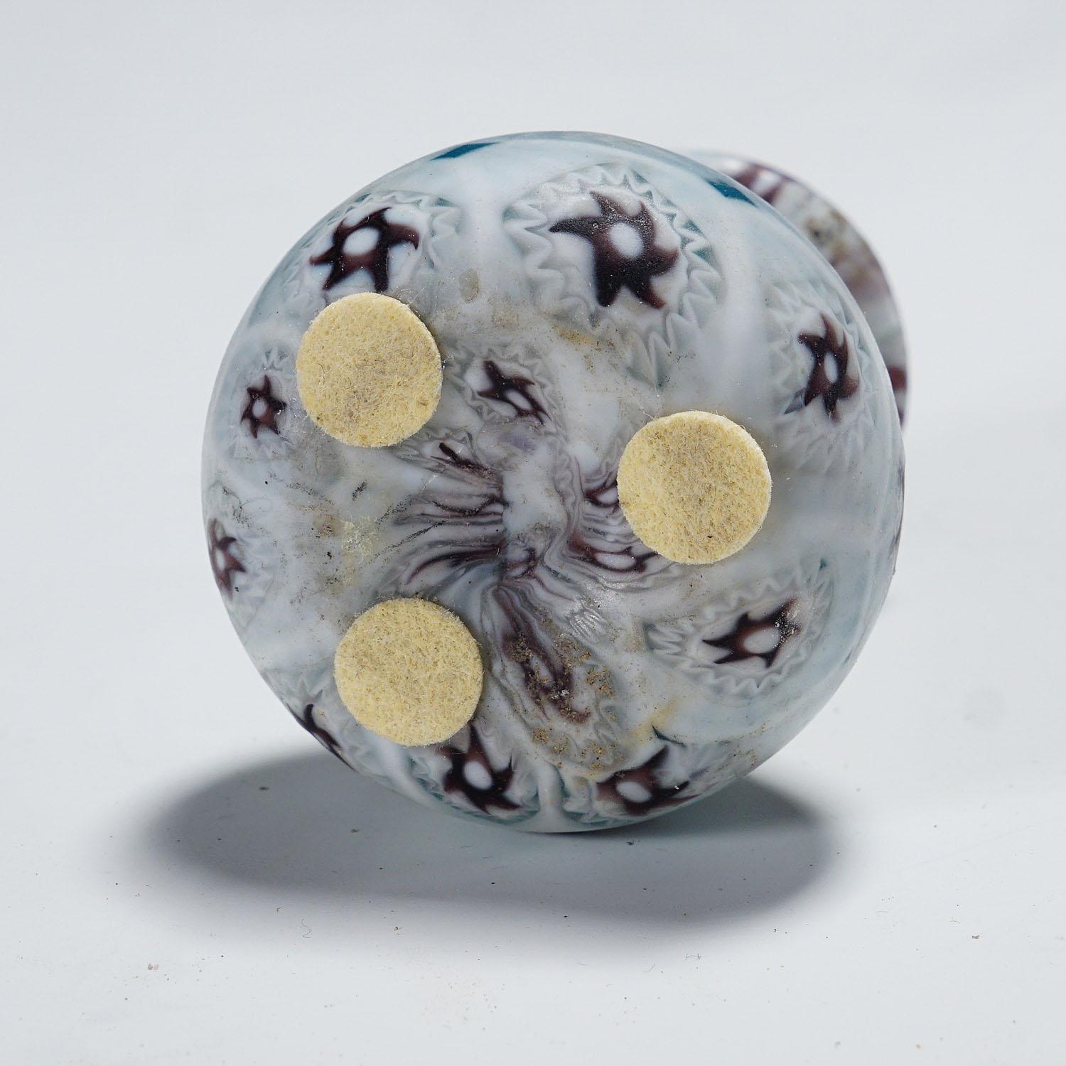 Inizio XX secolo Antico vaso Millefiori di Fratelli Toso Murano 1920 ca. in vendita