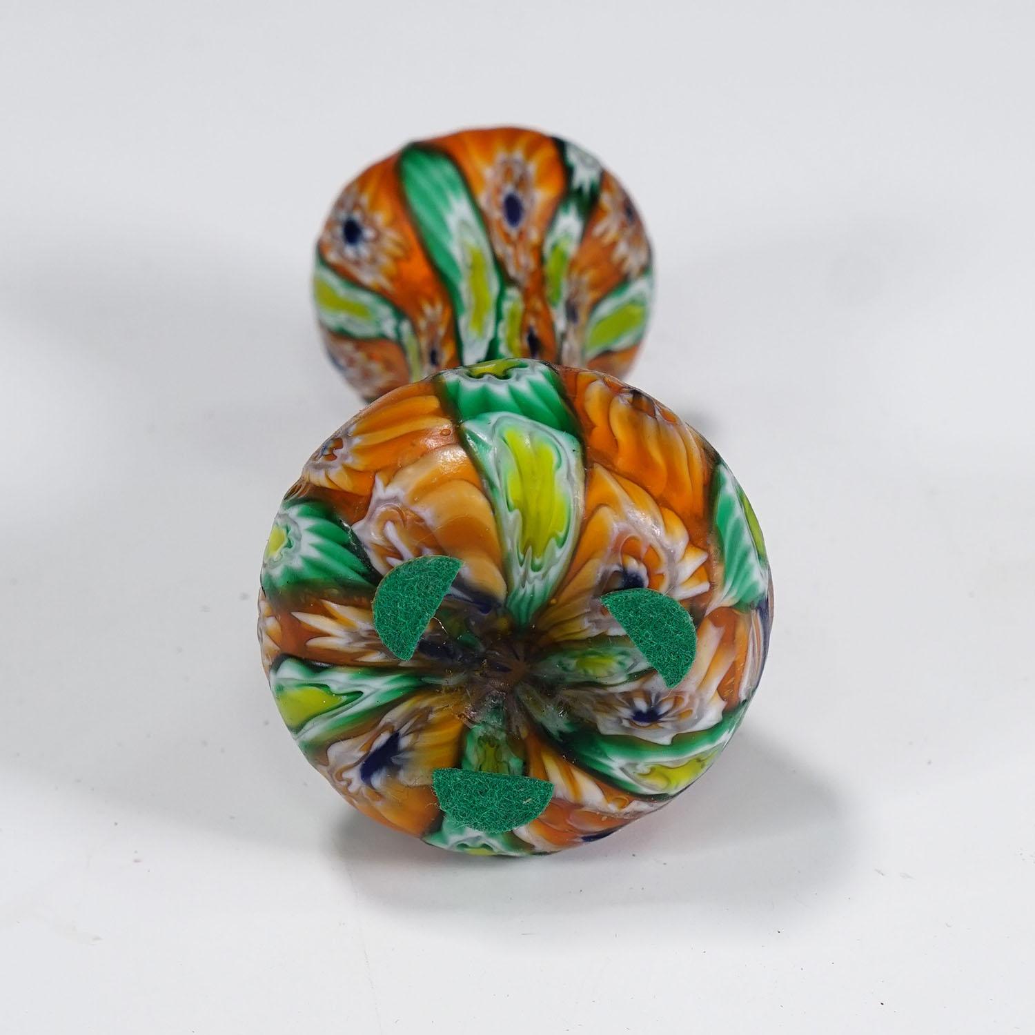 Inizio XX secolo Antico vaso Millefiori Greene & Greene, Fratelli Toso Murano 1920 ca. in vendita