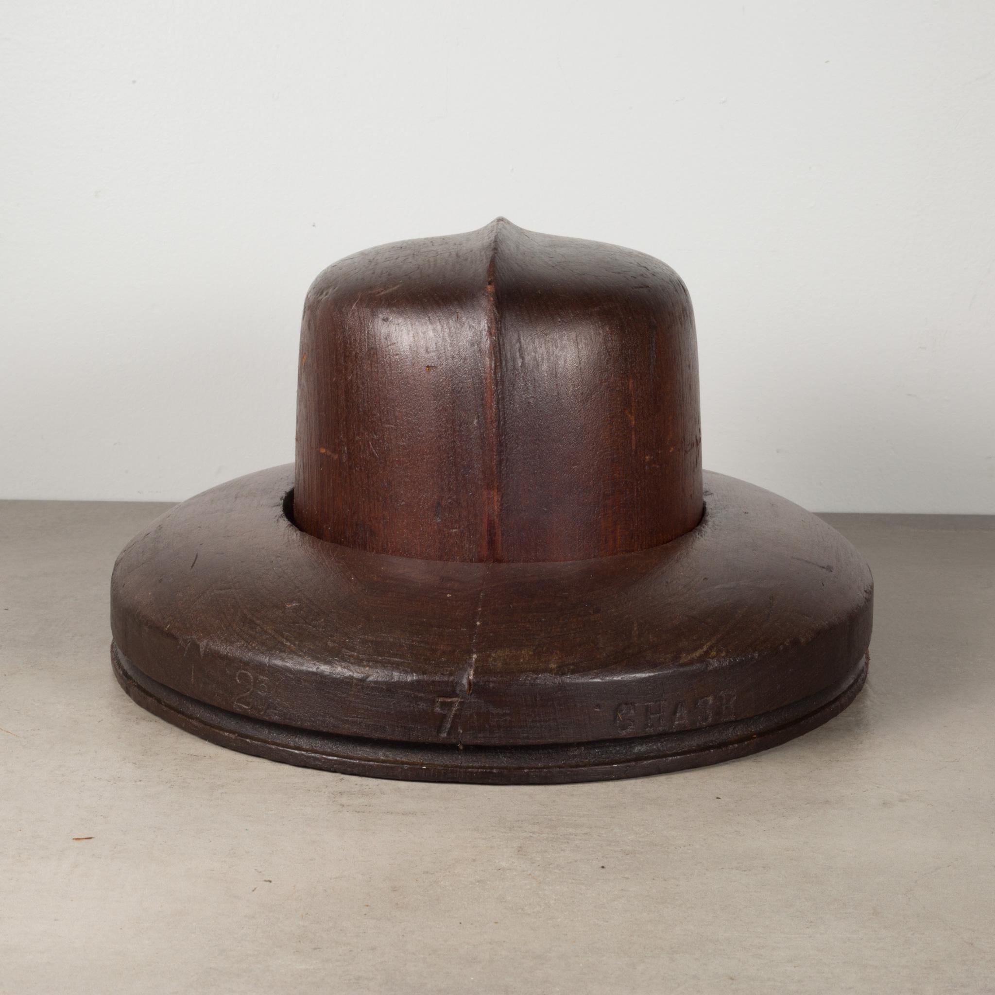 Industrial Antique Millinery Hat Form, c.1860-1920
