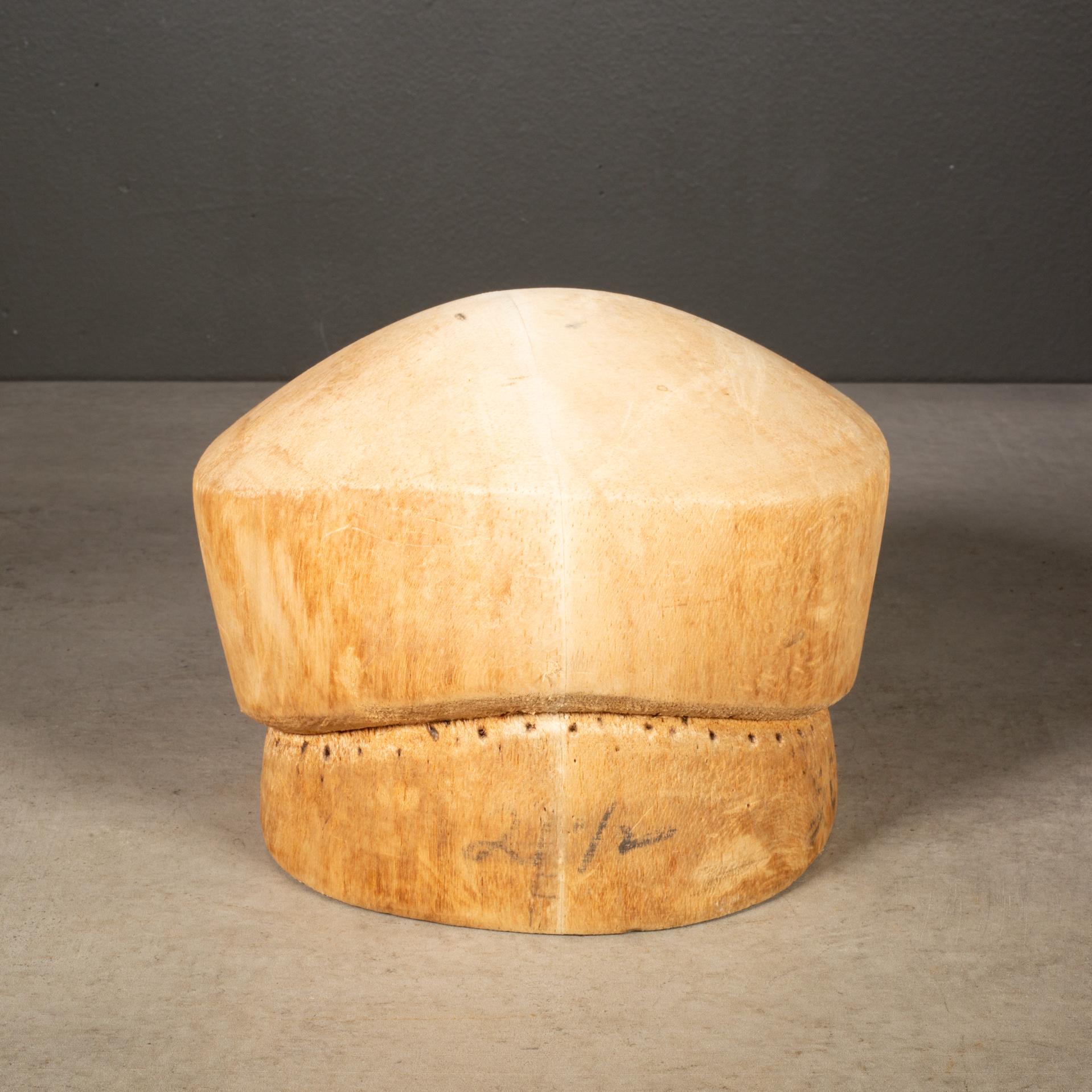 XIX secolo Antico modulo per cappelli da modisteria, 1890-1920 ca. in vendita