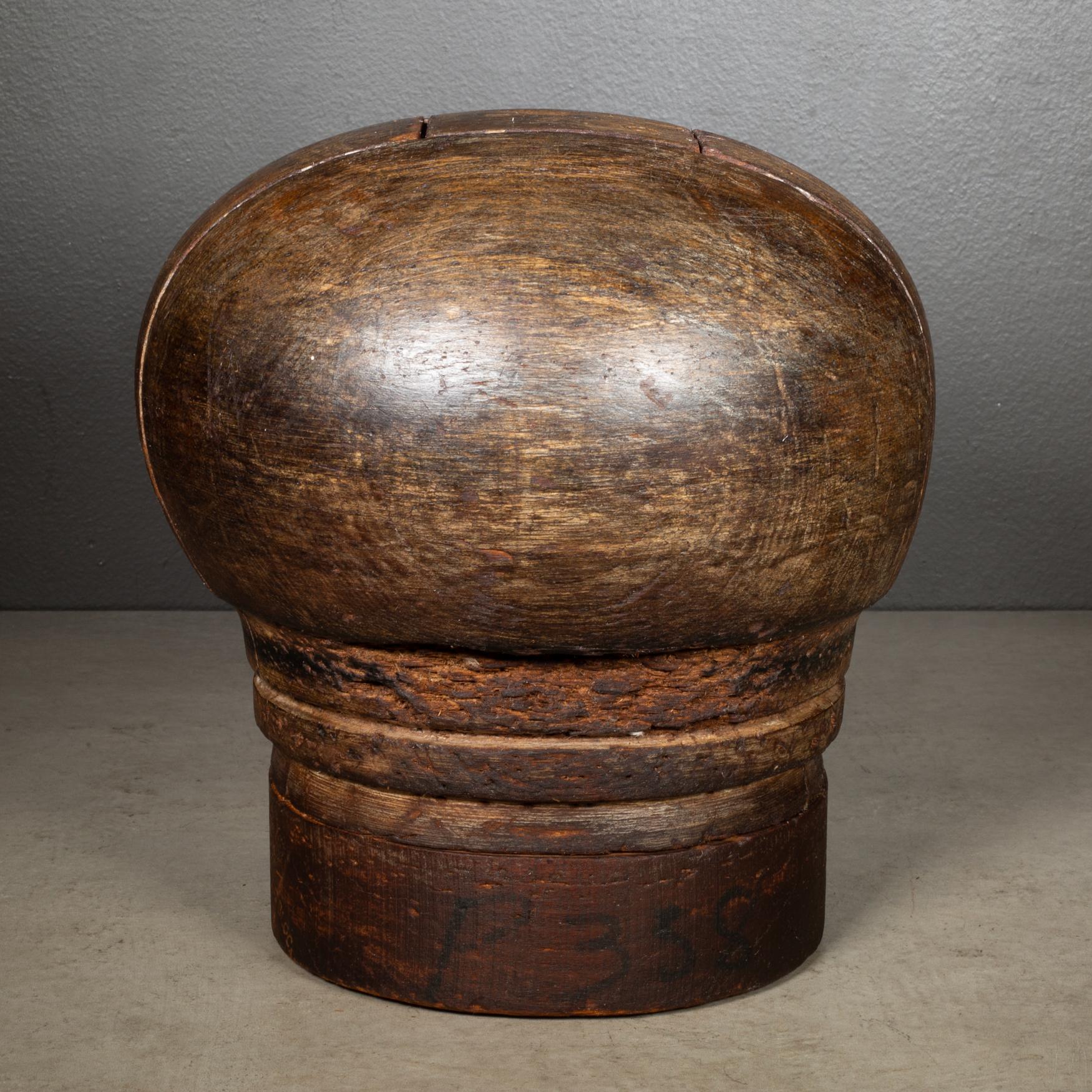19th Century Antique Millinery Puzzle Block Hat Form c.1890-1920 For Sale