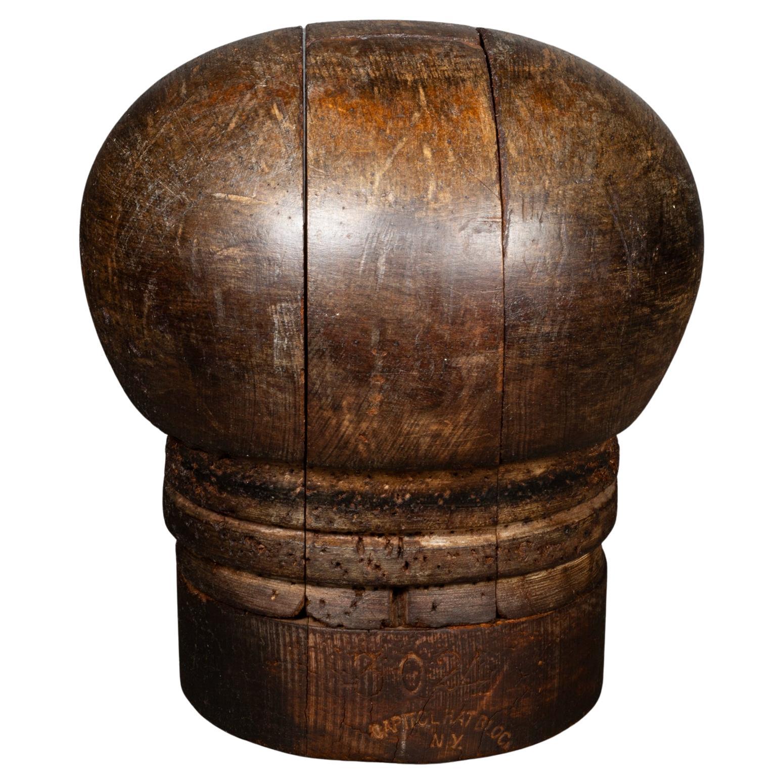 Antique Millinery Puzzle Block Hat Form c.1890-1920 For Sale