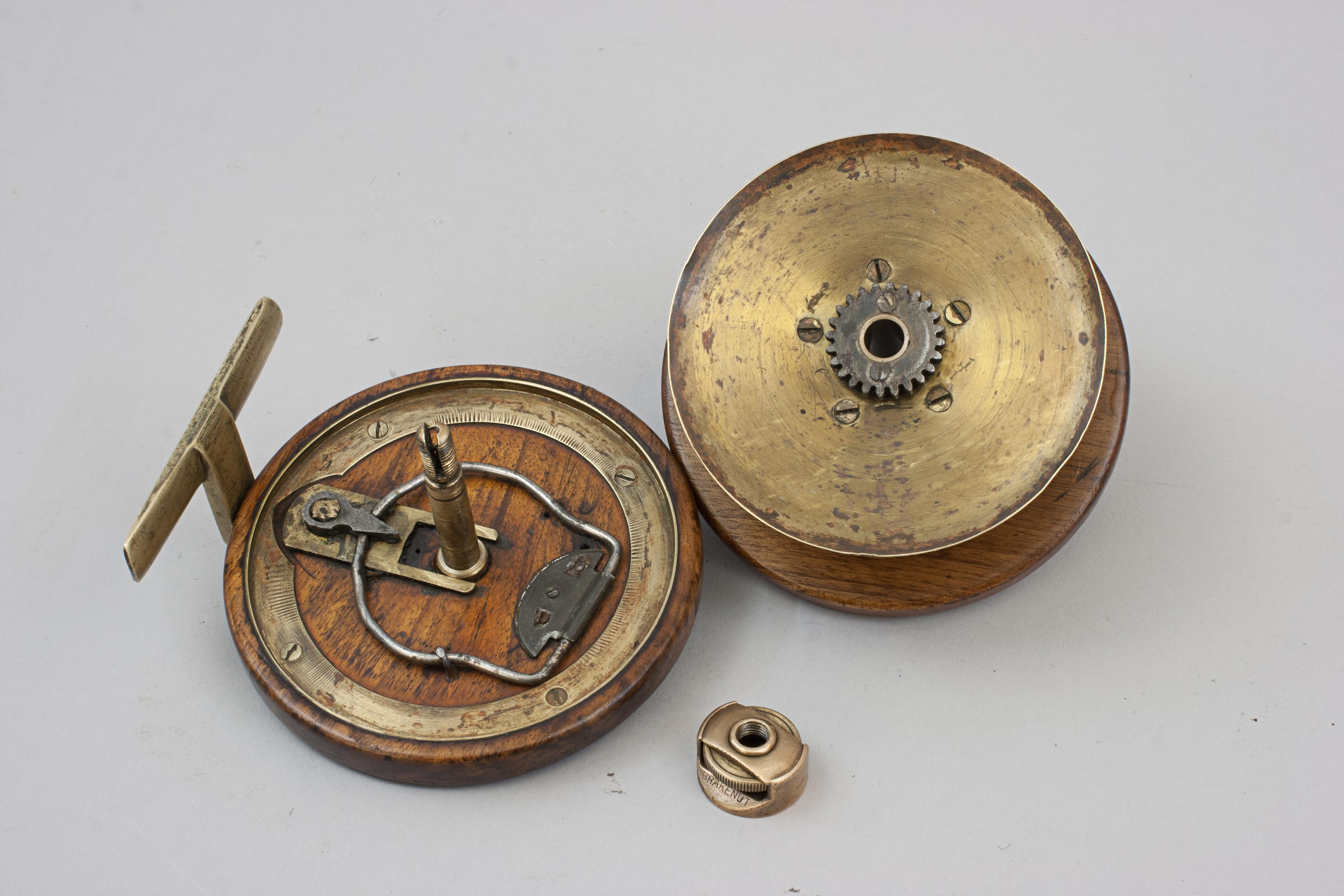 Antique Milward Nottingham Fishing Reel 6