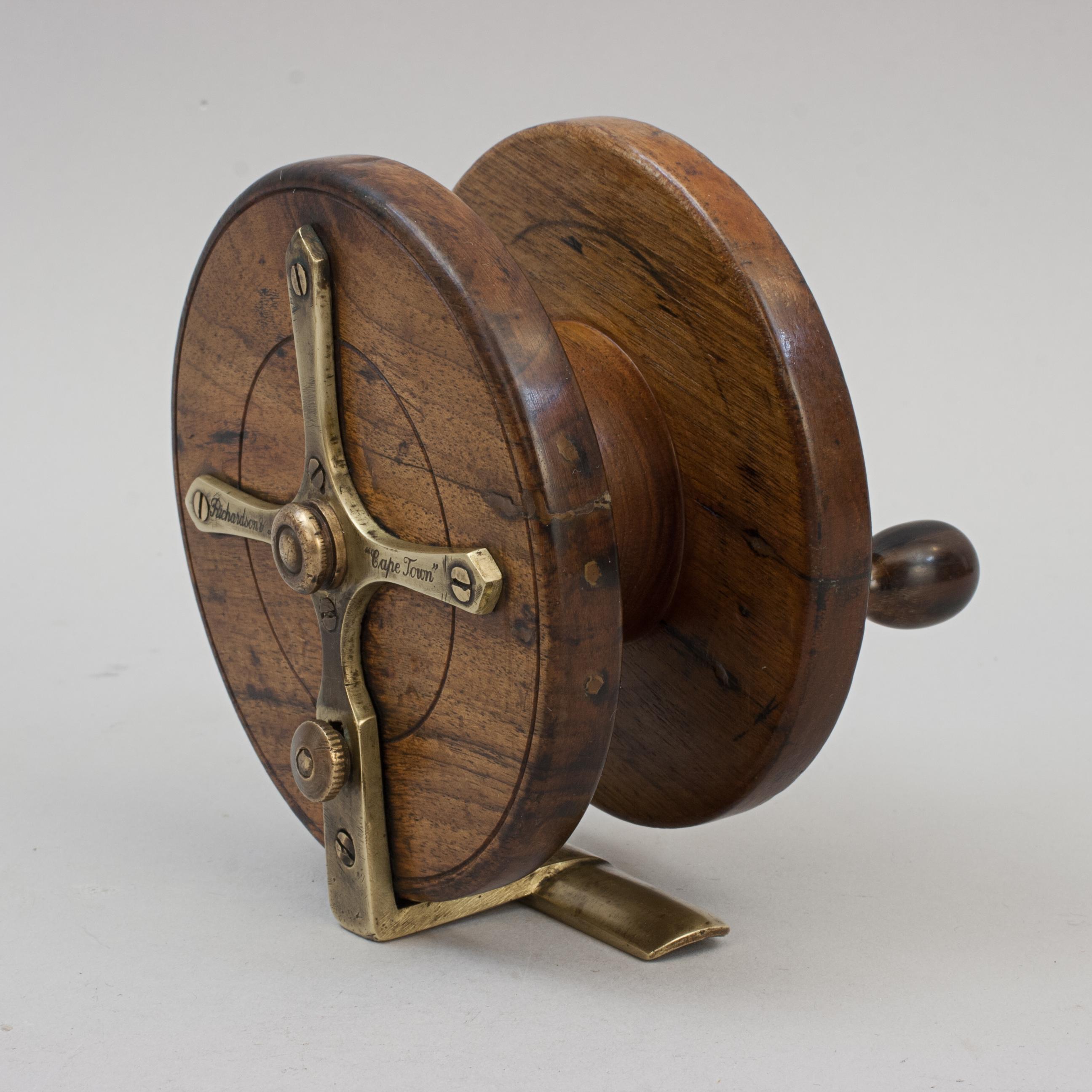 Antique Milward Nottingham Fishing Reel In Good Condition In Oxfordshire, GB