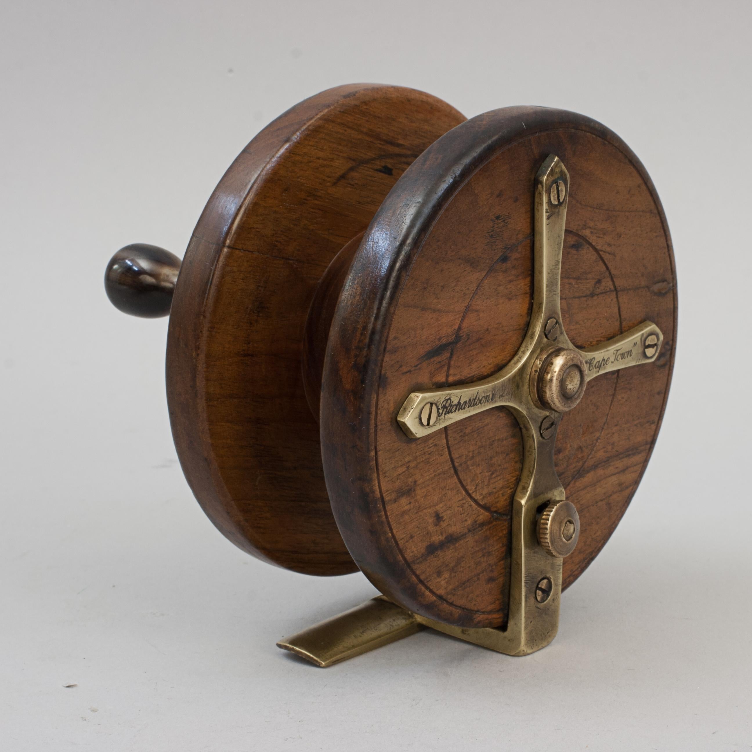 Walnut Antique Milward Nottingham Fishing Reel
