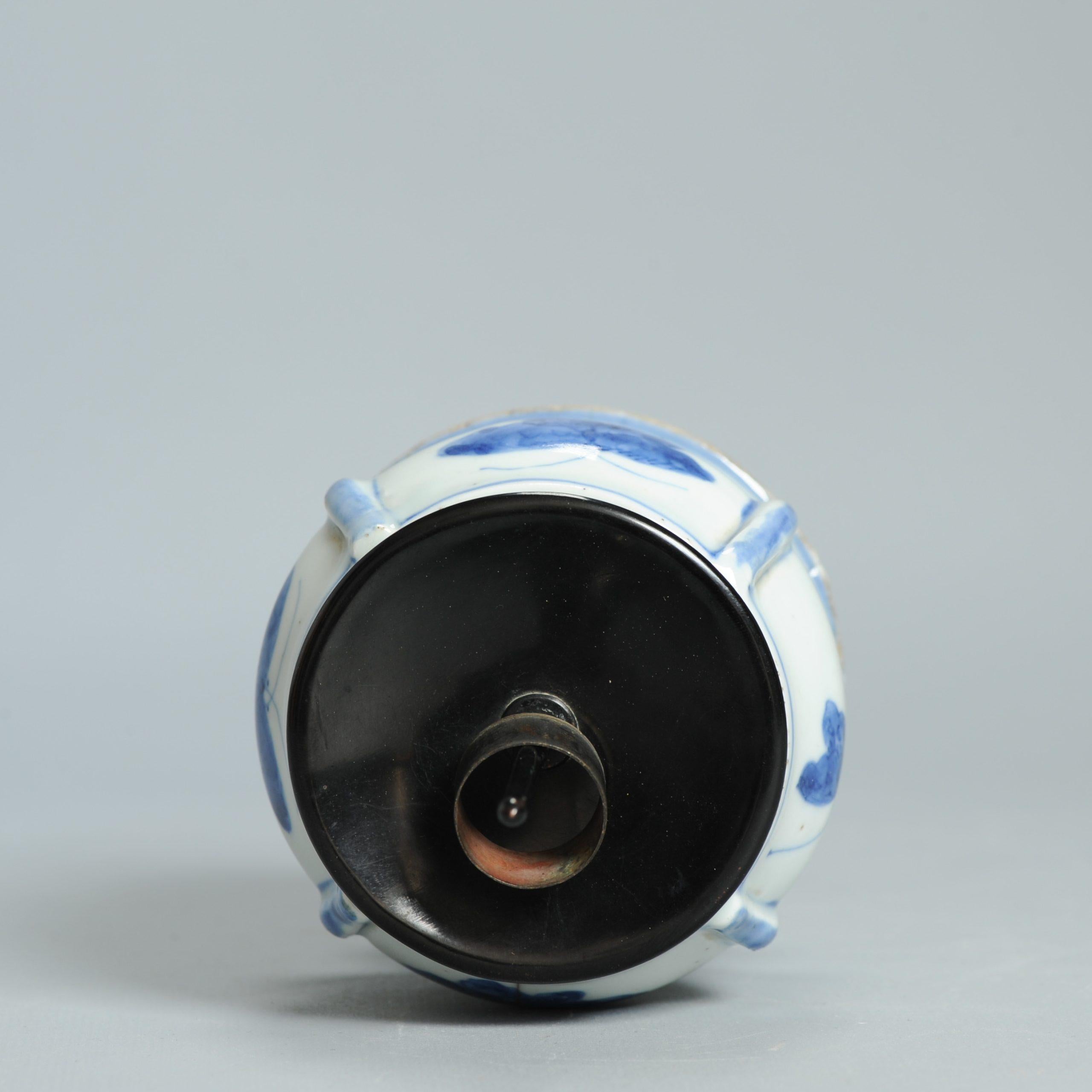 Ancien brûleur d'encens Kosometsuke en porcelaine chinoise Ming Ming 1620-1644 Décoré Bu en vente 1