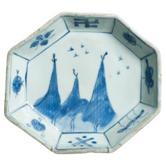 Antike Ming Literati Tianqi Periode 17. Jh. Chinesisches Porzellan Penglai Island