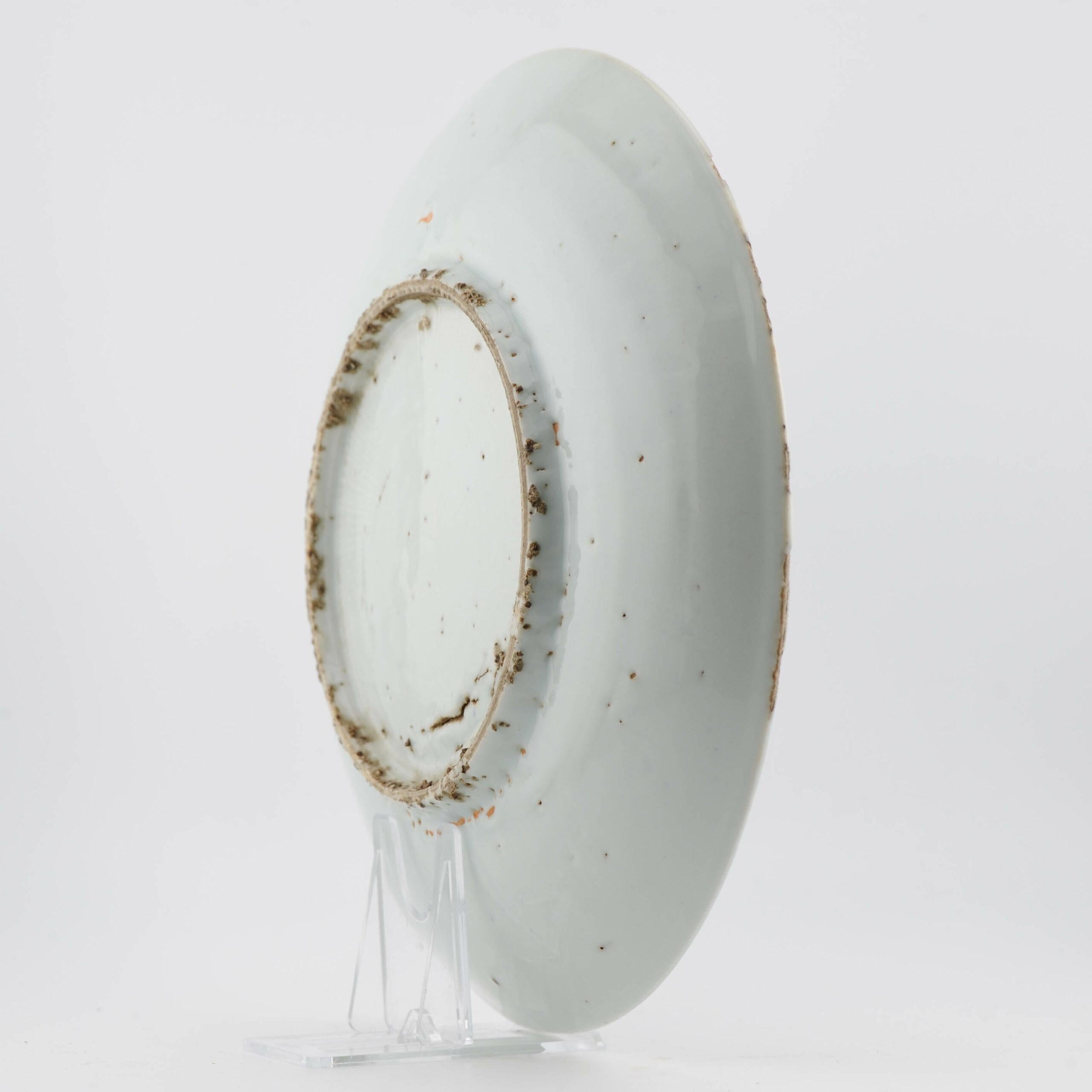 Ancien plat en porcelaine chinoise de la période Ming Kosometsuke Fisherman en vente 5