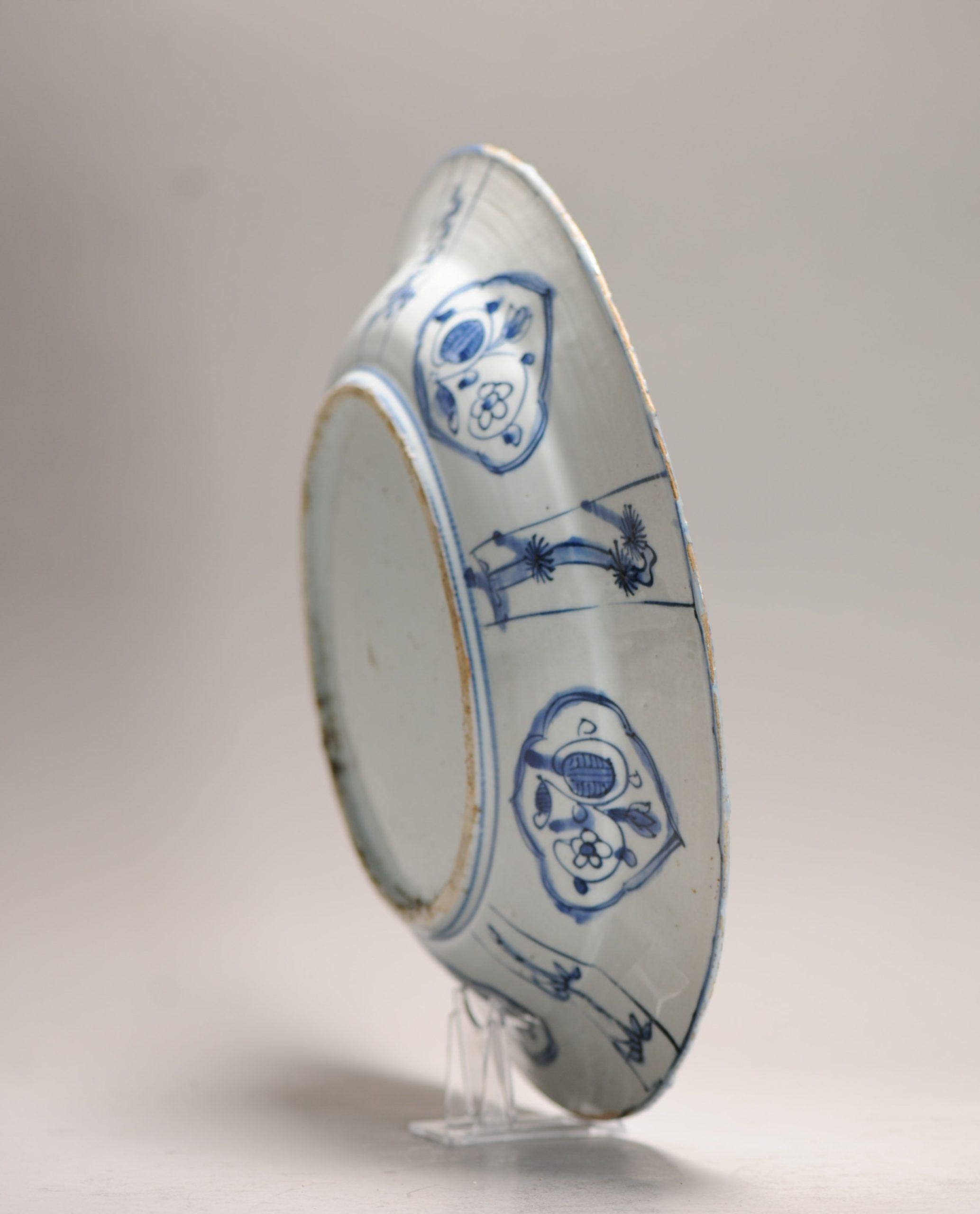 Antiguo Periodo Ming Porcelana China Literato y ayudante Cargador Moscas W en venta 10