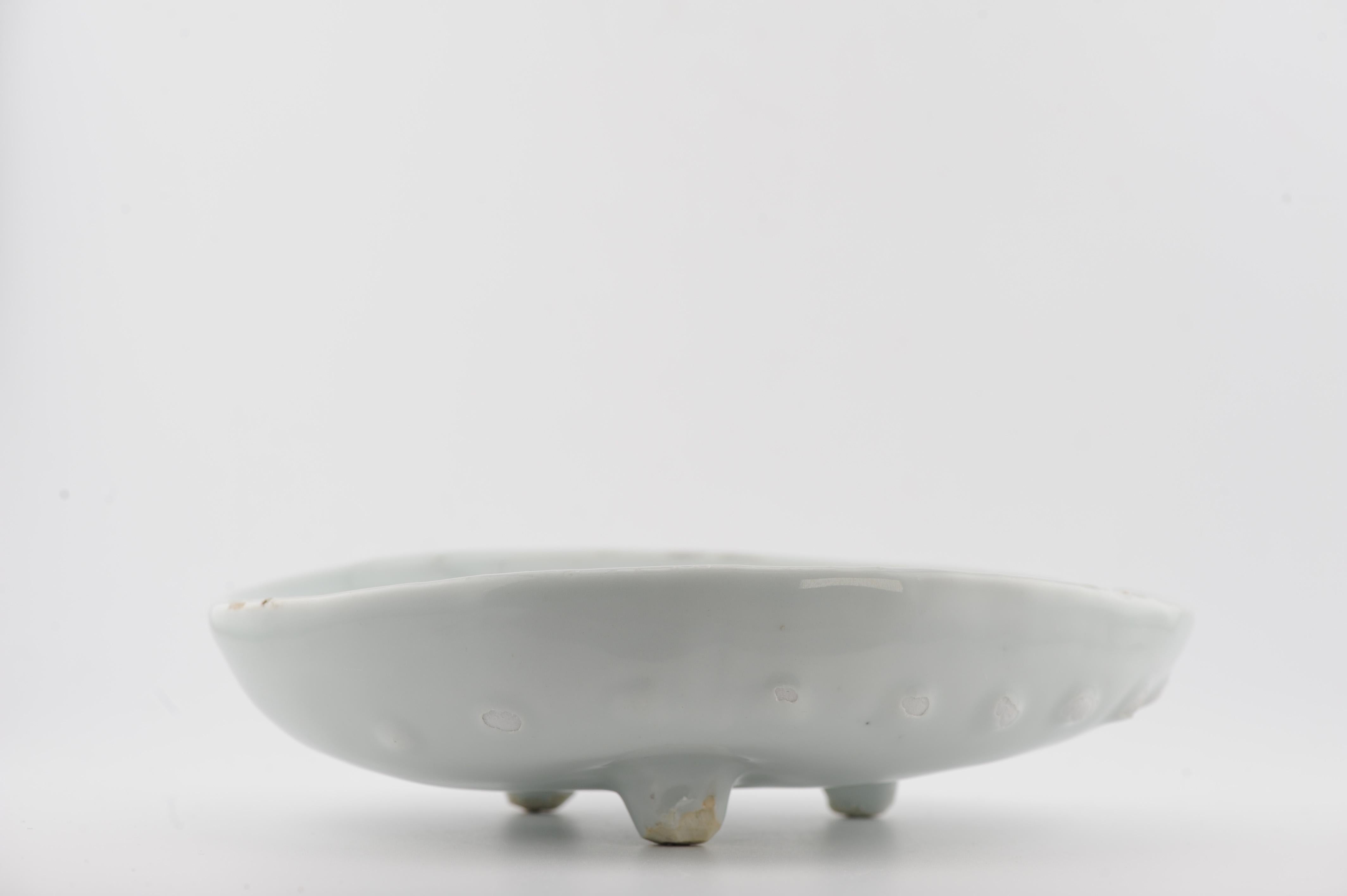 Antique Ming Period Fish and Shrimp Kosometsuke Chinese Porcelain Kaiseki Dish For Sale 14