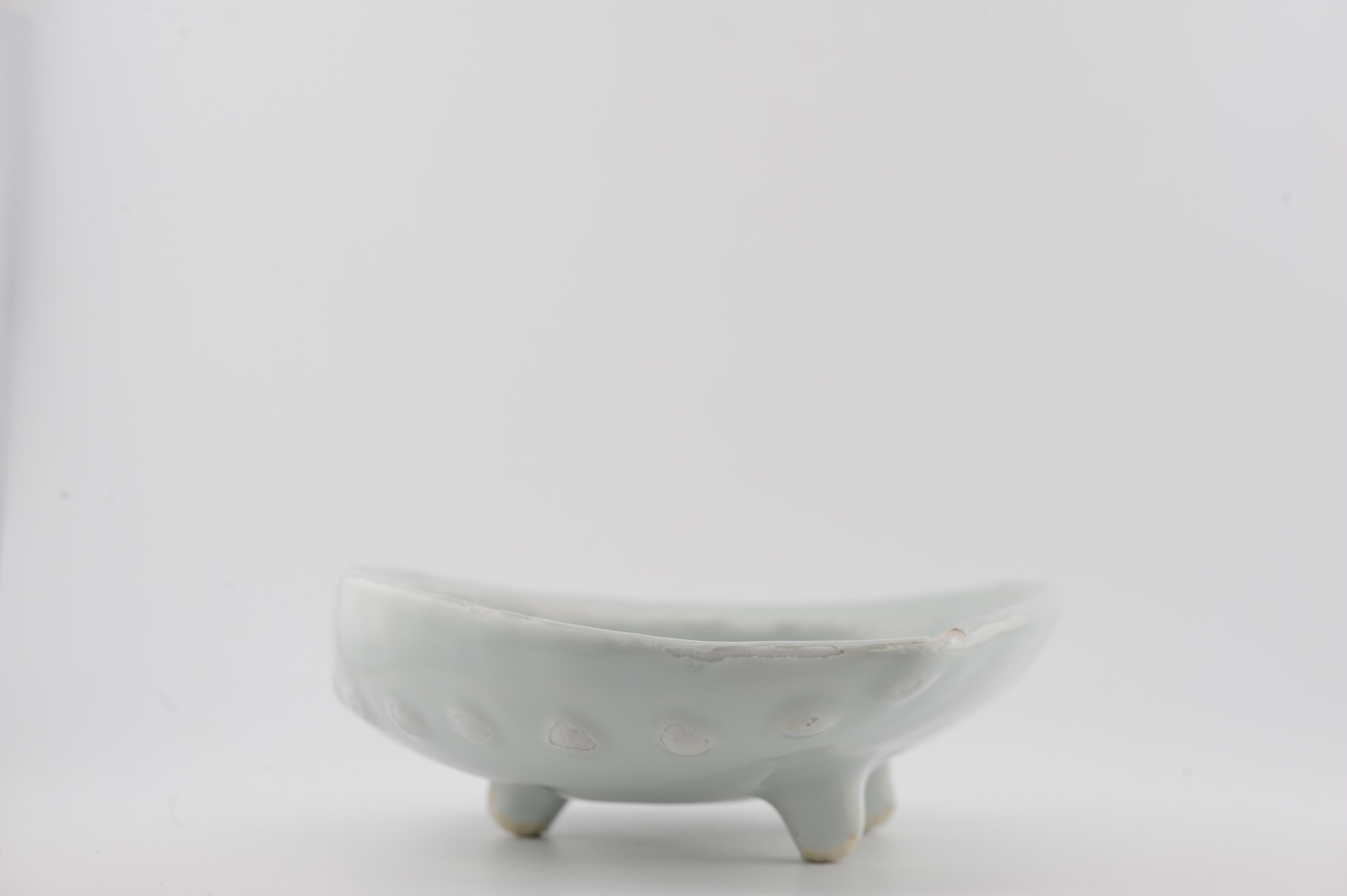 Antique Ming Period Fish and Shrimp Kosometsuke Chinese Porcelain Kaiseki Dish For Sale 15