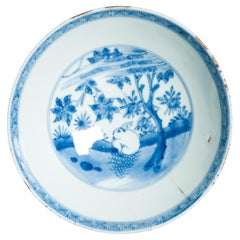 Antique Ming Transitional period Chinese Porcelain Kosometsuke HARE bowl marked