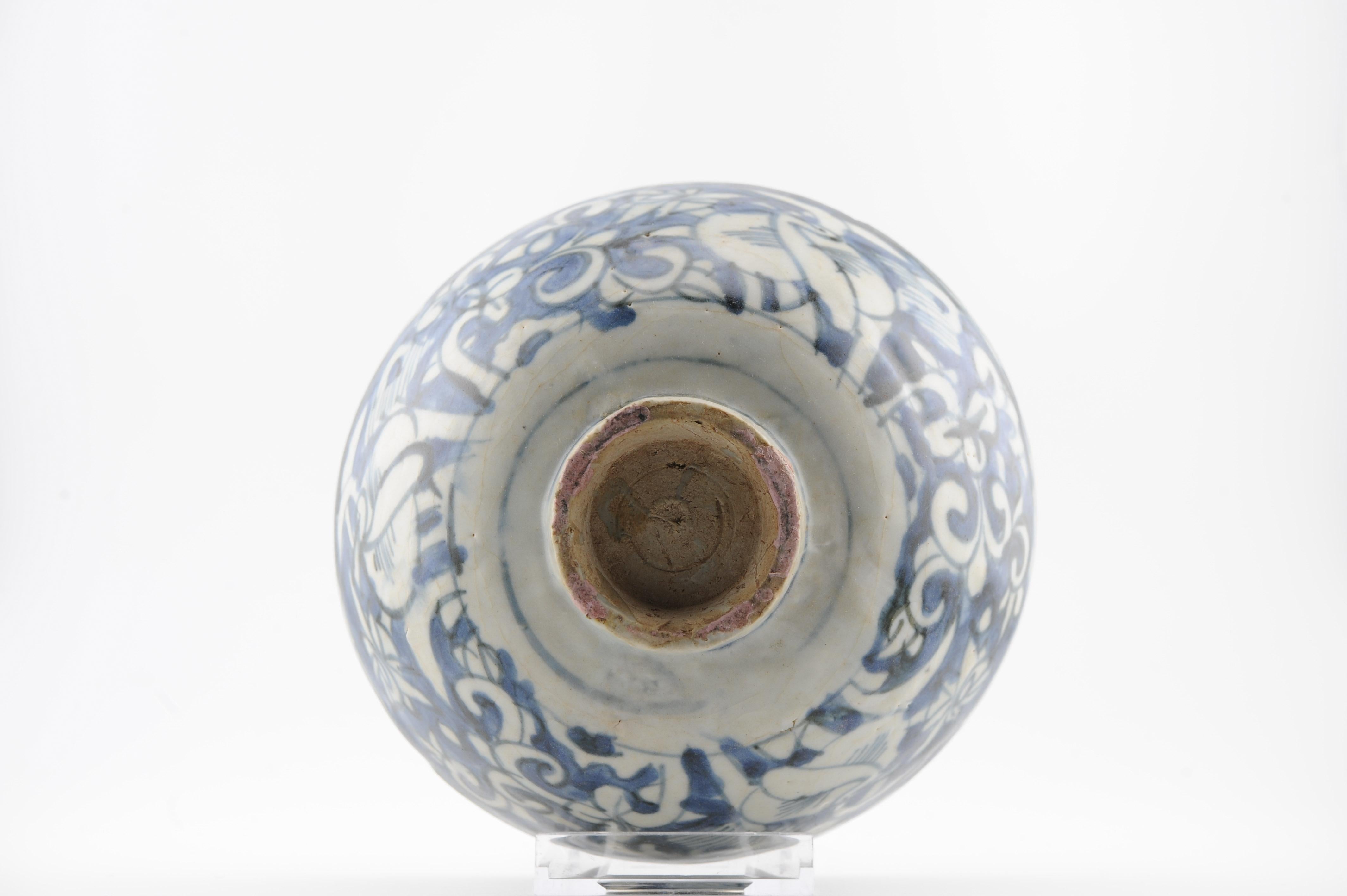 Antique Ming Wanli 1560-1590 Chinese Porcelain Swatow/Zhangzhou Bowl For Sale 7