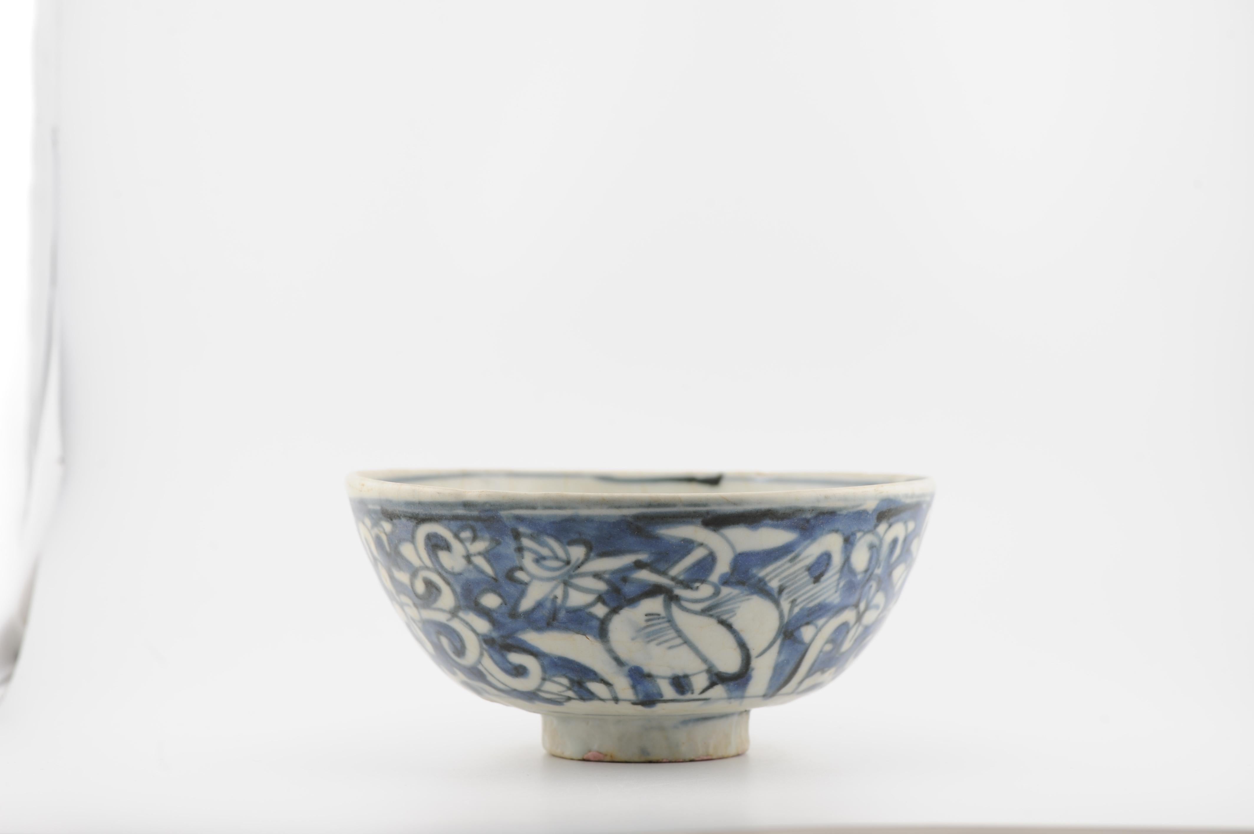 Antique Ming Wanli 1560-1590 Chinese Porcelain Swatow/Zhangzhou Bowl For Sale 9