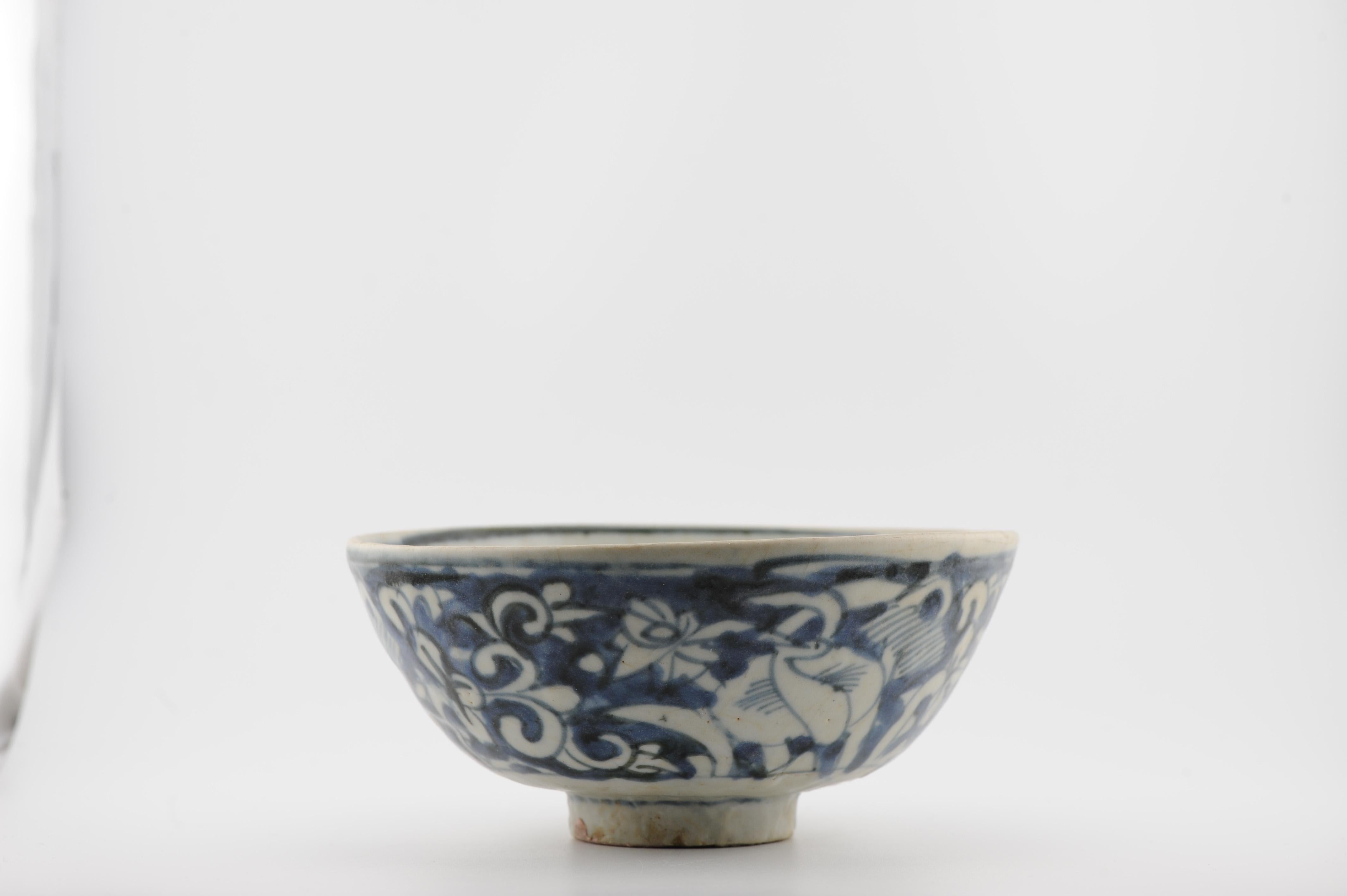 Antique Ming Wanli 1560-1590 Chinese Porcelain Swatow/Zhangzhou Bowl For Sale 14