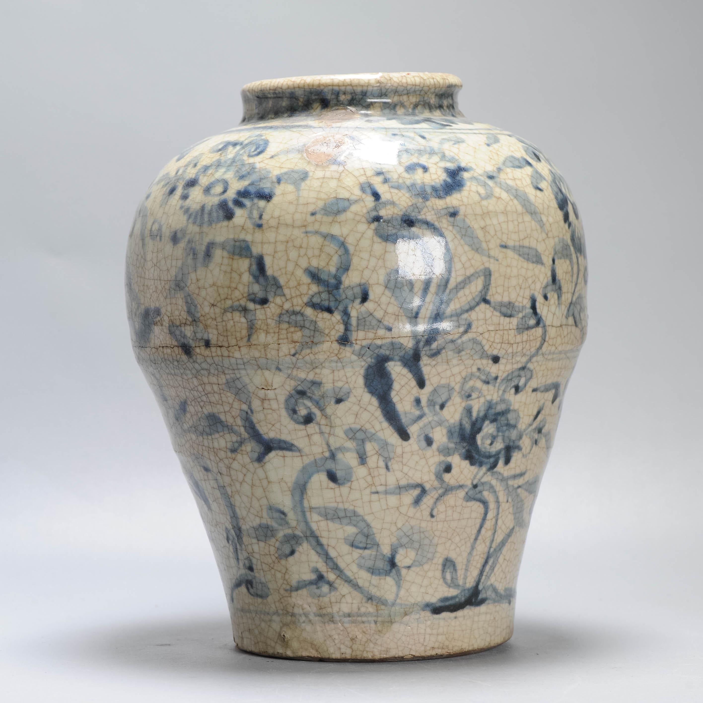 Porcellana Antico vaso in porcellana cinese Ming Ming 1560-1590 Swatow/Zhangzhou in vendita
